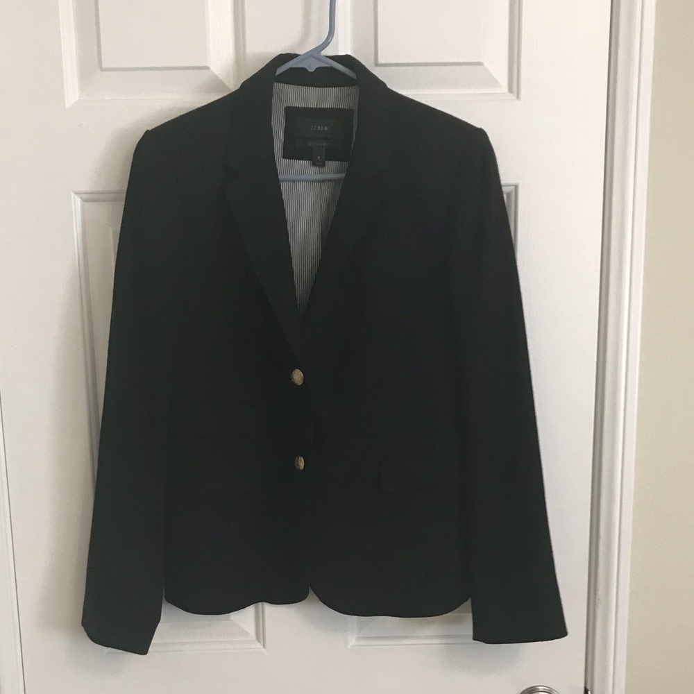 Jcrew Black schoolboy blazer size 6